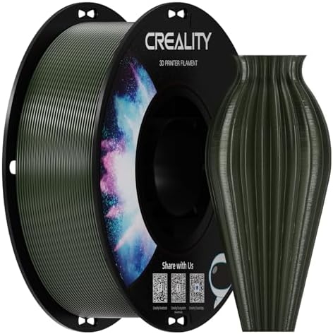 Creality PETG Filament 1 75mm  3D Printer Filament  Excellent Toughness High Precision  Odorless Non Toxic Moistureproof  Accuracy  /  0 02mm  4 Pack 1kg  Black  White  Blue  Red 