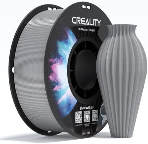 Creality PETG Filament 1 75mm  3D Printer Filament  Excellent Toughness High Precision  Odorless Non Toxic Moistureproof  Accuracy  /  0 02mm  4 Pack 1kg  Black  White  Blue  Red 