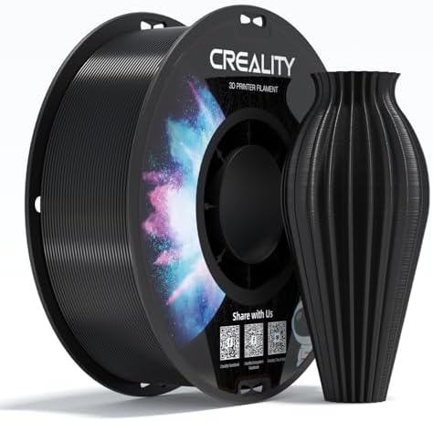 Creality PETG Filament 1 75mm  3D Printer Filament  Excellent Toughness High Precision  Odorless Non Toxic Moistureproof  Accuracy  /  0 02mm  4 Pack 1kg  Black  White  Blue  Red 