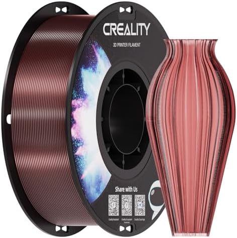 Creality PETG Filament 1 75mm  3D Printer Filament  Excellent Toughness High Precision  Odorless Non Toxic Moistureproof  Accuracy  /  0 02mm  4 Pack 1kg  Black  White  Blue  Red 
