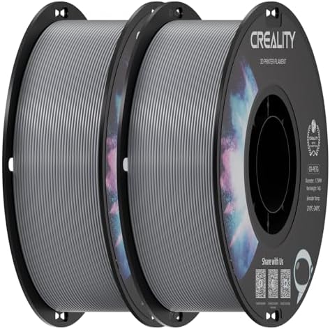 Creality PETG Filament 1 75mm  3D Printer Filament  Excellent Toughness High Precision  Odorless Non Toxic Moistureproof  Accuracy  /  0 02mm  4 Pack 1kg  Black  White  Blue  Red 