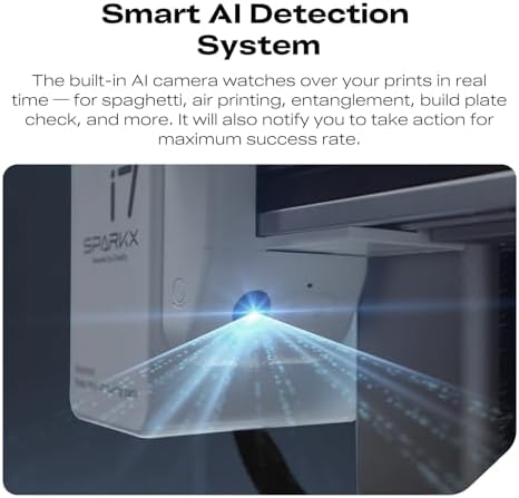 Creality SPARKX i7 3D Printer  Multi Color Need CFS AI Photo 3D Printing 500mm/s High Speed 95  Pre Assemble RGB Light Smart AI Camera Auto Leveling Essential Parts Low Noise 10 24 10 24 10 inch