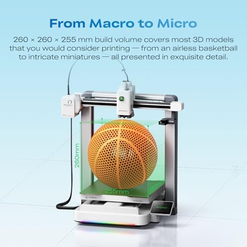 Creality SPARKX i7 3D Printer with AI Camera Monitoring  Auto Leveling  Quiet High Speed Desktop Printing  Easy Setup  Direct Drive Extruder  WiFi Connectivity  260 260 255mm Build Volume