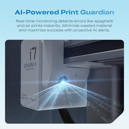Creality SPARKX i7 Combo 3D Printer Multi Color 3D Printer with AI Camera  Auto Leveling  Auto Filament Feeding  Direct Drive Extruder  260 260 255mm Build Volume  WiFi Remote Monitoring