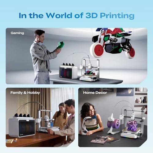 Creality SPARKX i7 Combo 3D Printer Multi Color 3D Printer with AI Camera  Auto Leveling  Auto Filament Feeding  Direct Drive Extruder  260 260 255mm Build Volume  WiFi Remote Monitoring