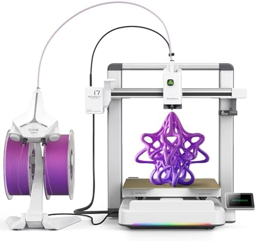 Creality SPARKX i7 Combo 3D Printer Multi Color 3D Printer with AI Camera  Auto Leveling  Auto Filament Feeding  Direct Drive Extruder  260 260 255mm Build Volume  WiFi Remote Monitoring