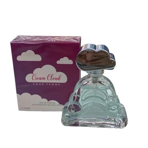 Cream Cloud Pour Femme Fragancia 1.0 fl oz – Perfume elegante de larga duración para mujer con aroma suave, dulce y lujoso – Regalo ideal para uso diario, trabajo, viajes y ocasiones especiales