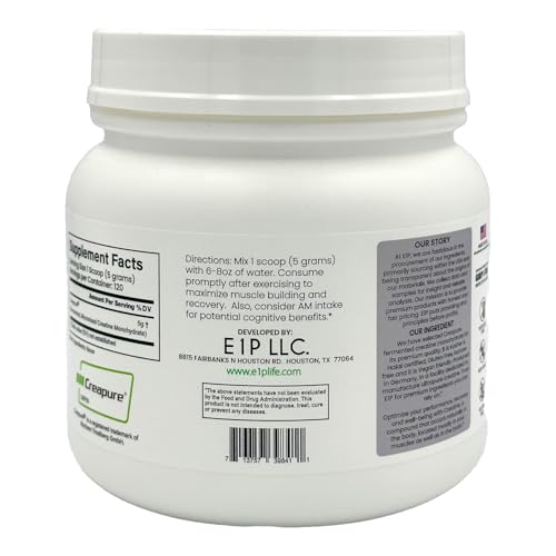 Creapure Creatine Monohydrate 600grams  120 Servings  Unflavored  Non GMO  Vegan Fermented  Third Party Lab Tested  Made with Halal and Kosher Certified Ingredients 