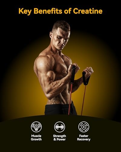 Creatine Monohydrate Gummies for Men & Women 5000 mg  3rd Party Tested  Creatine Chews for Muscle Growth  Strength & Energy Support  Sugar Free  Vegan  120 Count  Orange Lemon