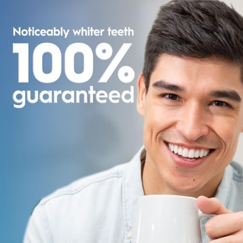 Crest 3D Whitestrips Sensitive & Gentle   LED Light   Teeth Whitening Kit  1 Light   14 Treatments  Each with 1 Upper/1Lower  28 Strips   Crest 3DWhite Teeth Whitening Strips