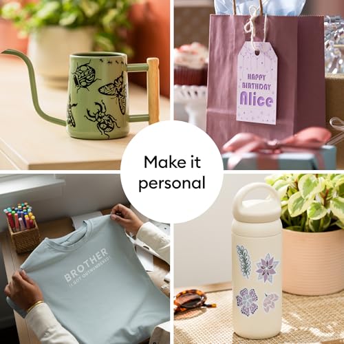 Cricut Explore 4   Smart Cutting Machine  Seashell    Engagement Bundle   Includes Smart Vinyl  Cardstock  Transfer Tape  Iron On HTV  Mat  Pens  Tool Kit  & 30 Images in Design Space App