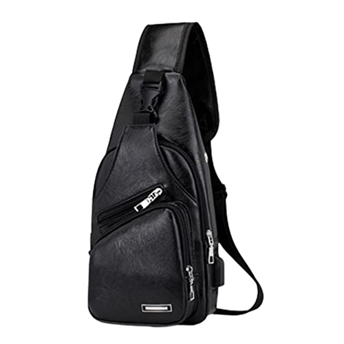 Crossbody Sling Bag with Earphone Hole for Men and Women  Small Shoulder Bag