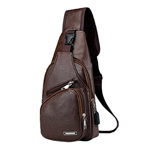 Crossbody Sling Bag with Earphone Hole for Men and Women  Small Shoulder Bag