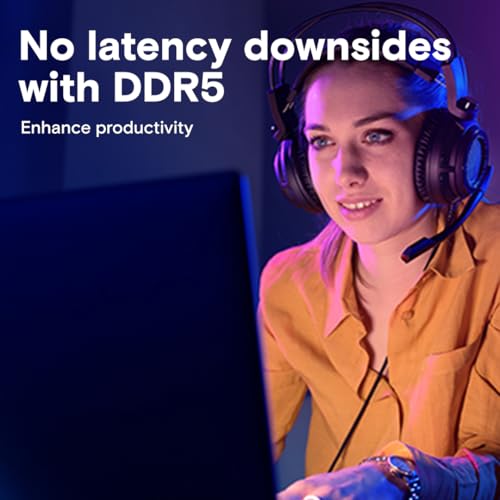 Crucial 32GB DDR5 RAM Kit  2x16GB   5600MHz  or 5200MHz or 4800MHz  Laptop Memory 262 Pin SODIMM  Compatible with Intel Core and AMD Ryzen 7000  Black   CT2K16G56C46S5