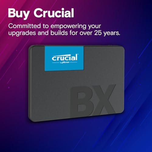 Crucial BX500 1TB 3D NAND SATA 2 5 Inch Internal SSD  up to 540MB/s   CT1000BX500SSD1  Solid State Drive