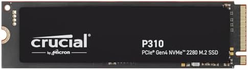 Crucial P310 1TB SSD  PCIe Gen4 NVMe M 2 2280  Up to 7 100MB/s  for Laptop  Desktop  PC   & Handheld Gaming Consoles  Includes Acronis Data Recovery Software  Solid State Drive   CT1000P310SSD801