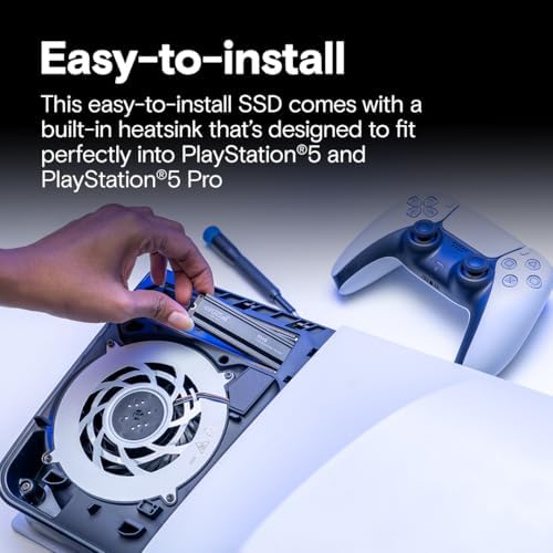 Crucial P310 2280 4TB PCIe Gen4 NVMe Gaming PS5 SSD with Heatsink  Up to 7 100MB/s  PlayStation5  Laptop & Desktop  PC  Compatible  Solid State Drive   CT4000P310SSD5 01