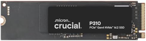 Crucial P310 500GB SSD  PCIe Gen4 NVMe M 2 2280  Up to 6 600MB/s  for Laptop  Desktop  PC   & Handheld Gaming Consoles  Includes Acronis Data Recovery Software  Solid State Drive   CT500P310SSD801