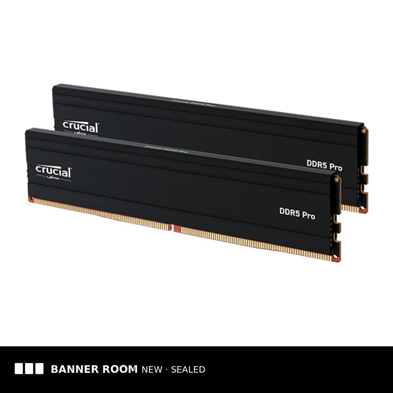 Crucial Pro 32GB DDR5 6000MHz CL48 RAM  2x16GB  AMD EXPO Intel XMP Gaming PC NEW