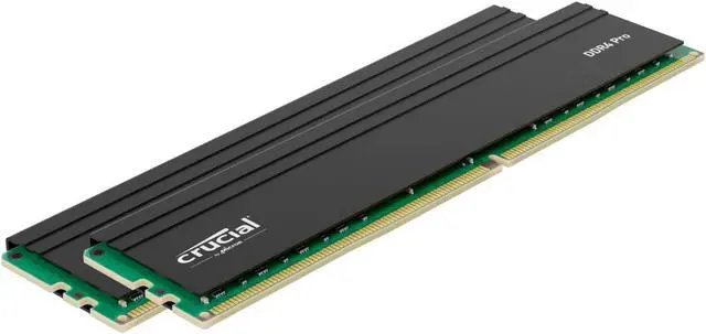 Crucial Pro 64GB  2 x 32GB  288 Pin PC RAM DDR4 3200  PC4 25600  Desktop Memory Model CP2K32G4DFRA32A