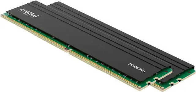 Crucial Pro 64GB  2 x 32GB  288 Pin PC RAM DDR4 3200  PC4 25600  Desktop Memory Model CP2K32G4DFRA32A
