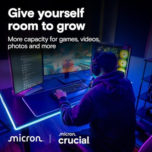 Crucial T710 PCIe Gen5 NVMe 1TB SSD  Up to 14 900 MB/s  Laptop & Desktop Compatible  PC   for Creatives and Hardcore Gamers  Solid State Drive  Includes 1Mo Adobe CC   CT1000T710SSD8 01