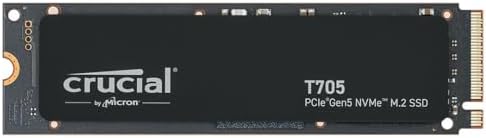 Crucial T710 PCIe Gen5 NVMe 1TB SSD  Up to 14 900 MB/s  Laptop & Desktop Compatible  PC   for Creatives and Hardcore Gamers  Solid State Drive  Includes 1Mo Adobe CC   CT1000T710SSD8 01
