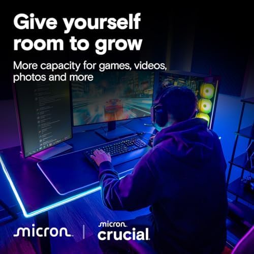 Crucial T710 PCIe Gen5 NVMe 2TB SSD, hasta 14,900 MB/s, compatible con portátiles y equipos de escritorio (PC), para creativos y jugadores hardcore, unidad de estado sólido, incluye 1 mes de Adobe CC