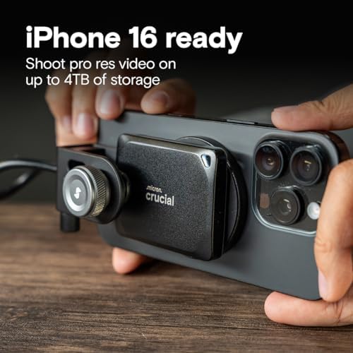 Crucial X10 Pro 1TB Portable SSD  Up to 2100MB/s Read  2000MB/s Write  3 2 USB C  External Solid State Drive  Durable Storage for PC & Mac  for Professional Creators  Black    CT1000X10PROSSD902