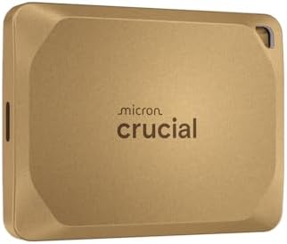 Crucial X10 Pro 1TB Portable SSD  Up to 2100MB/s Read  2000MB/s Write  3 2 USB C  External Solid State Drive  Durable Storage for PC & Mac  for Professional Creators  Black    CT1000X10PROSSD902