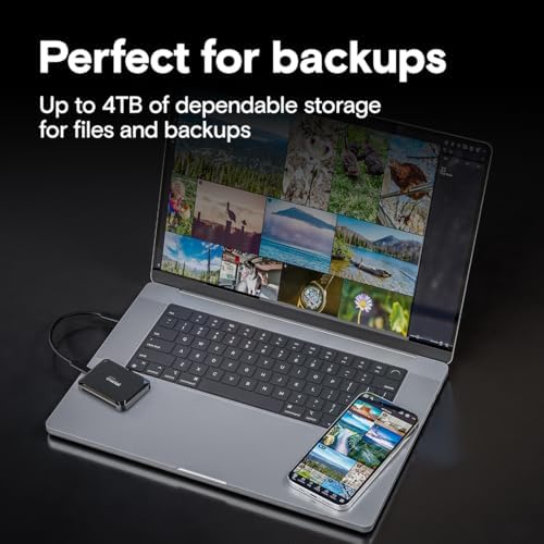 Crucial X9 2TB Portable SSD  Up to 1050MB/s  USB 3 2 USB C  External Solid State Drive  Compatible with Windows  Mac  & Android  Reliable Storage for Games  Files  & Backups  Black   CT2000X9SSD902