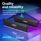 Crucial   Pro OC Gaming 64GB  2x32GB  DDR5 6000MHz C40 UDIMM Intel XMP 3 0 &