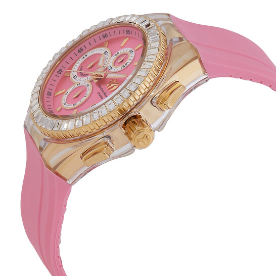 Cruise Chronograph Quartz Crystal Pink Dial Men s Watch