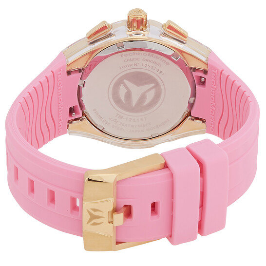 Cruise Chronograph Quartz Crystal Pink Dial Men s Watch