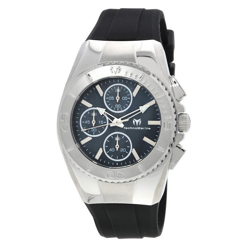 Tecnomar Reloj unisex Cruise Chronograph Quartz con esfera negra TM-124033