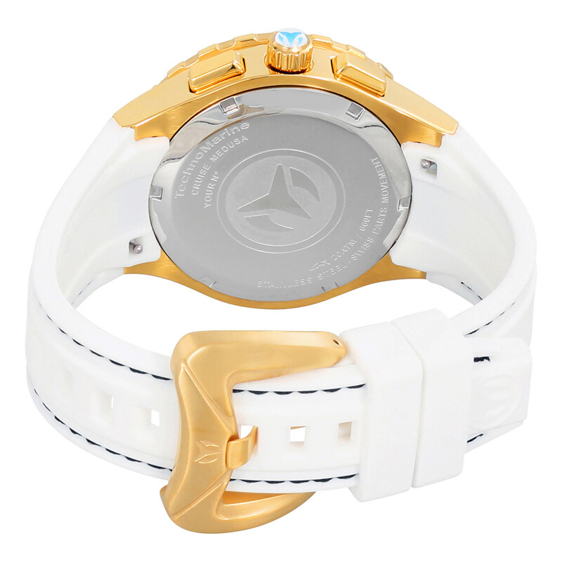 Tecnomar Reloj de hombre Cruise Chronograph Quartz con esfera blanca