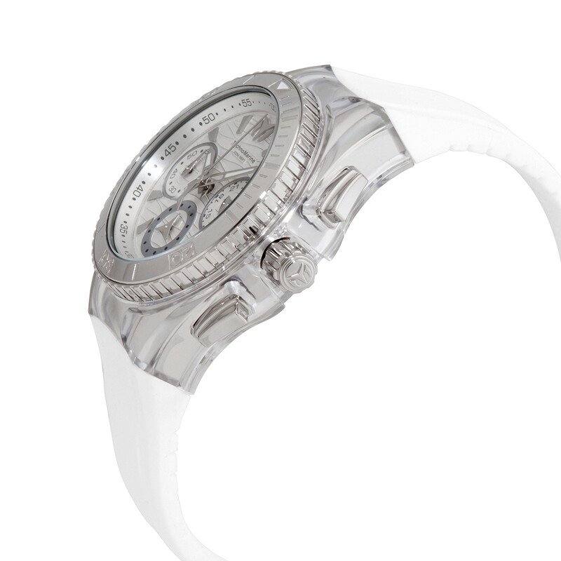 Tecnomar Reloj de mujer Cruise Chronograph Quartz con esfera plateada TM-120033