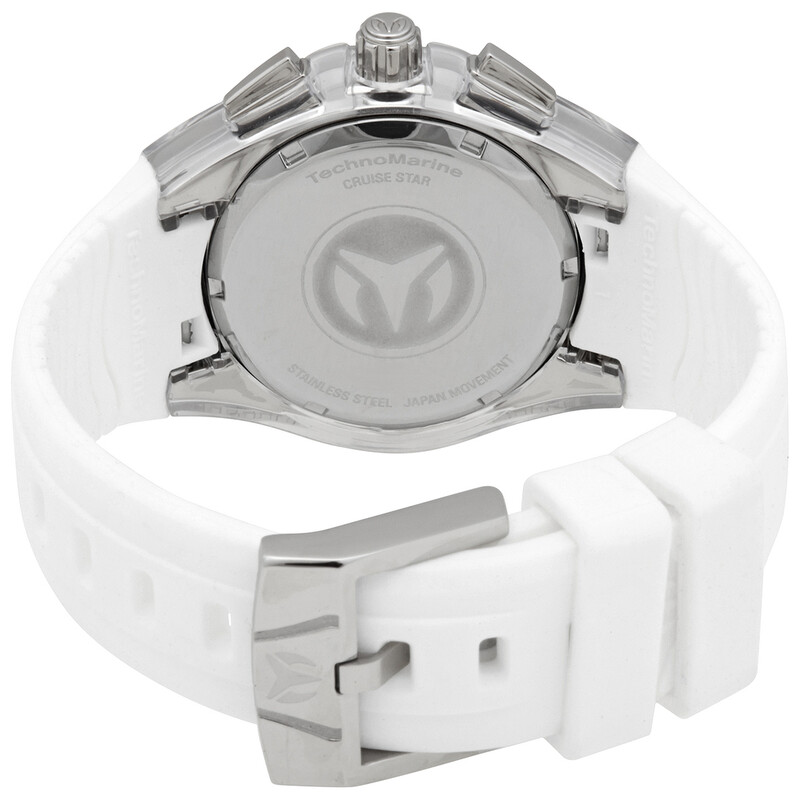 Tecnomar Reloj de mujer Cruise Chronograph Quartz con esfera plateada TM-120033