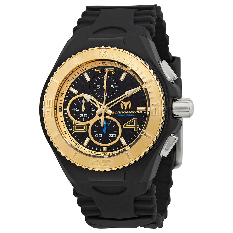 Tecnomar Reloj cronógrafo Cruise Jellyfish de cuarzo con esfera negra