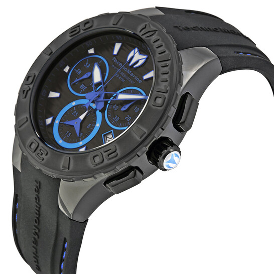 Cruise Medusa Chronograph Black Dial Men s Watch 115080