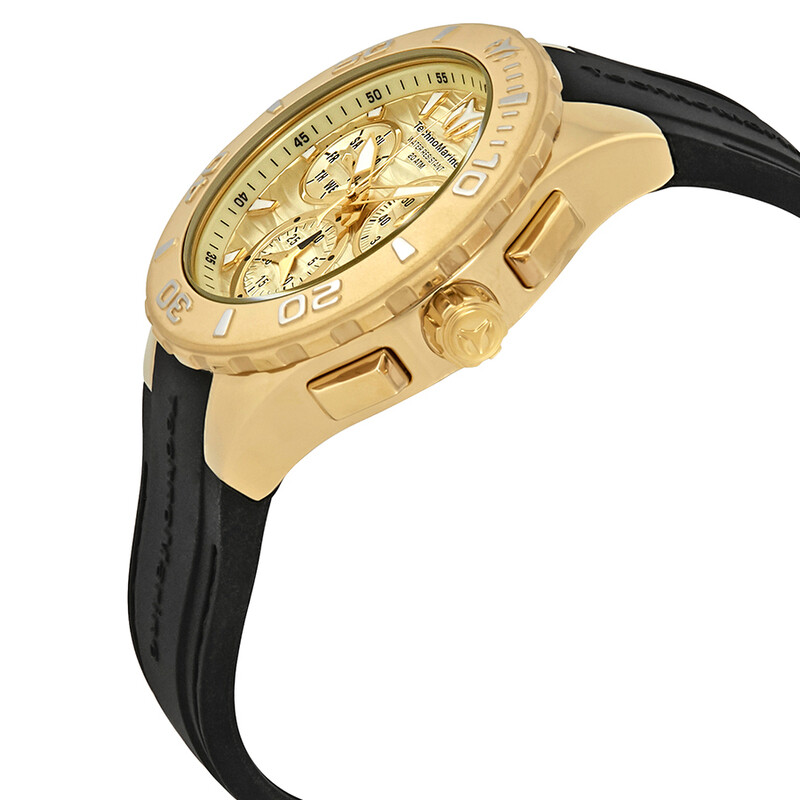 Cruise Medusa Chronograph Gold Dial Men s Watch 115079