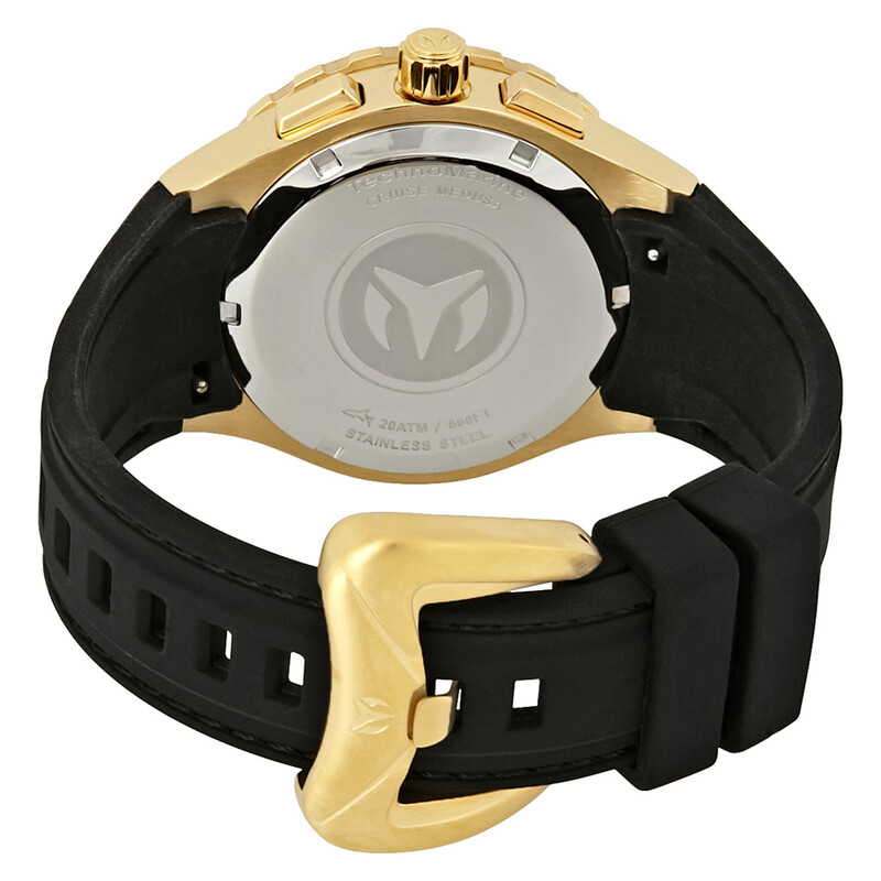 Cruise Medusa Chronograph Gold Dial Men s Watch 115079