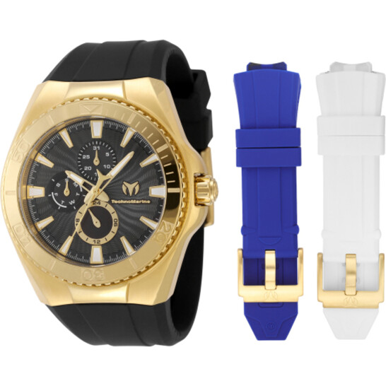 Cruise Quartz Black Dial Men s Watch