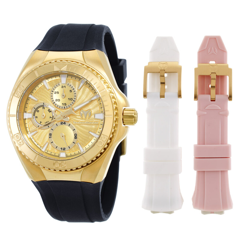 Tecnomar Reloj unisex Cruise Quartz con esfera dorada TM-124022