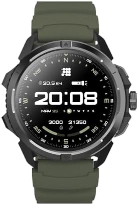 Cubitt Terra - Reloj inteligente resistente con GPS de doble banda, pantalla AMOLED de 1.48 pulgadas, mapas sin conexión, VITA AI, entrenador AI, puntaje de preparación, 5 ATM, batería de 14 días, modelo naranja exclusivo con correa adicional