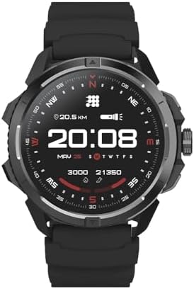 Cubitt Terra - Reloj inteligente resistente con GPS de doble banda, pantalla AMOLED de 1.48 pulgadas, mapas sin conexión, VITA AI, entrenador AI, puntaje de preparación, 5 ATM, batería de 14 días, modelo naranja exclusivo con correa adicional