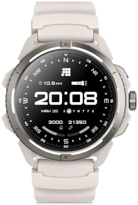 Cubitt Terra - Reloj inteligente resistente con GPS de doble banda, pantalla AMOLED de 1.48 pulgadas, mapas sin conexión, VITA AI, entrenador AI, puntaje de preparación, 5 ATM, batería de 14 días, modelo naranja exclusivo con correa adicional
