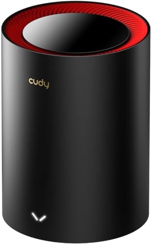 Cudy AX3000 Wi Fi 6 2 5G Mesh System  Covers up to 2500 Sq Ft   Replaces Wireless Router and Extender  Supports Ethernet Backhaul  Ideal for 2 5G Network  M3000 1 Pack