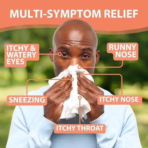 Curist Levocetirizine 5 mg  365 Tablets  Seasonal Antihistamine for Allergy Relief   24 Hour Itch  Sneezing & Runny Nose Relief