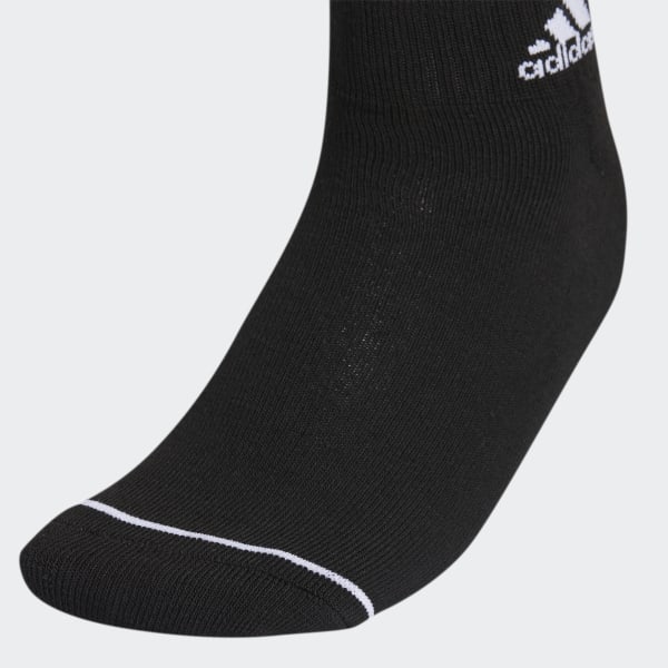Cushioned 3 Stripes High Quarter Socks 3 Pairs